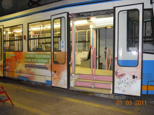 Villamos és autóbus dekoráció készítés debrecen