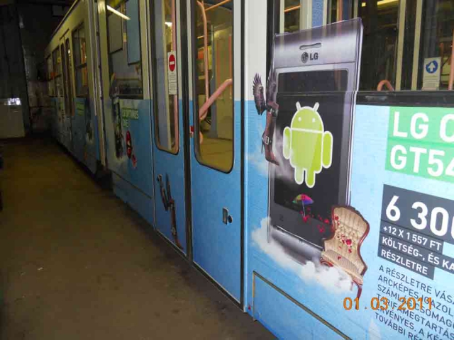 Villamos és autóbus dekoráció készítés debrecen