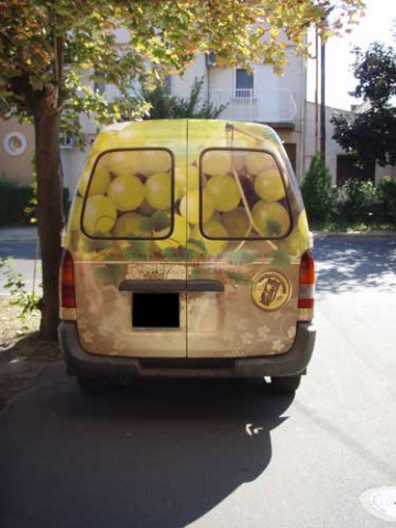 Teherautó dekoráció készítés