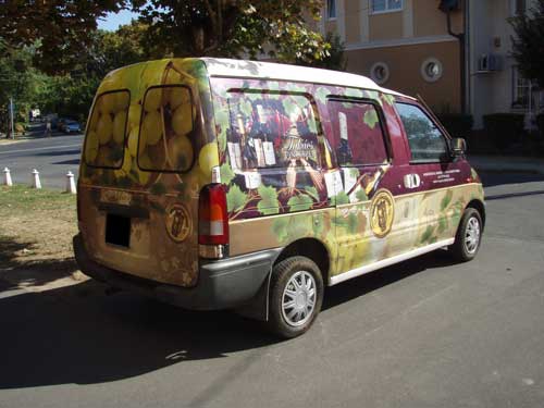 Teherautó dekoráció készítés