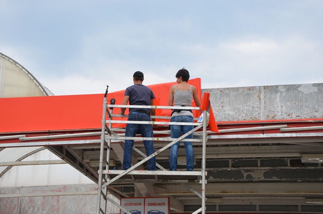 Reklámtábla Debrecen