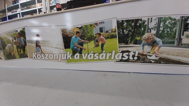 Falmatrica, kiraktdekoráció, pult dekoráció Debrecen